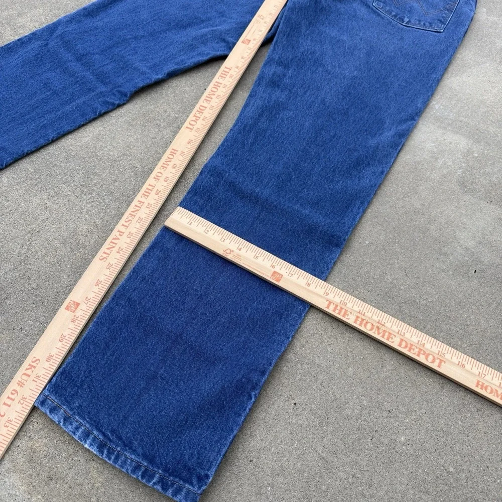 VTG Wrangler 3K Relaxed Fit Jeans 31MWZPW Medium Wash Straight Leg Mens Sz 33x34